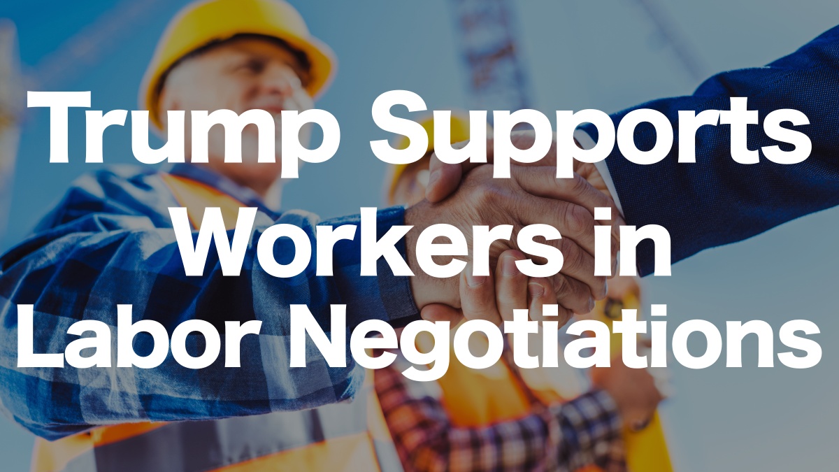 Trump Supports Workers in East Coast Labor Negotiations Over Automation | IINO san's Logistics News